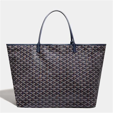 goyard navy st louis pm tote|goyard tote where to buy.